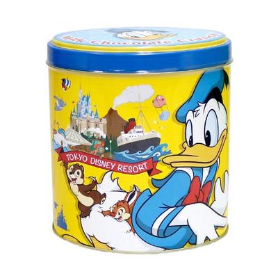Disney Donald Duck Schokoladen-Crunch-Süßigkeiten, Mickey & Friends Milchschokolade, 320g, Souvenir [Exklusiv im Tokyo Disney Resort]