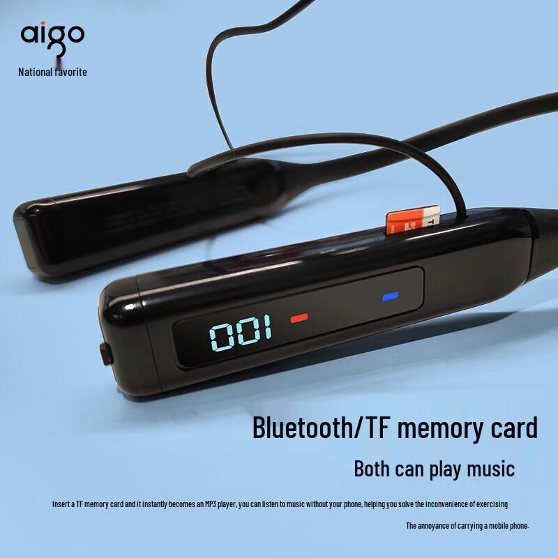 aigo W07 Neckband Bluetooth Sports Earphones