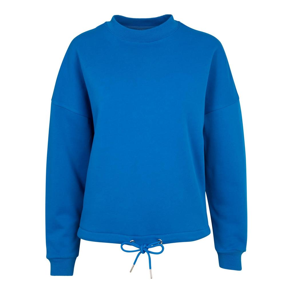 Build Your Brand Womens/Ladies Crew Neck Oversized Hoodie