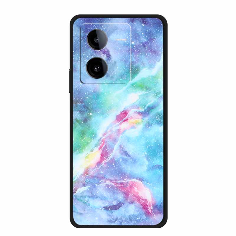Phone Cover For Vivo iQOO Z8 5G Cases 6.64" Marble Soft TPU Silicone Para for Vivo iQOO Z8 V2314A 2023 Back Case Bumper Fundas