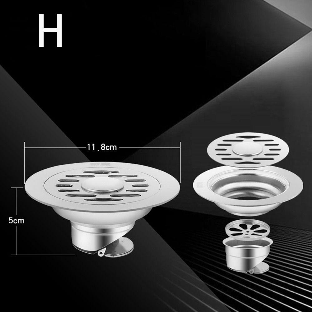 With Grid Grate Cover Sink Strainer Dual-purpose Floor Drain  Bathroom Washing Machine Accessories