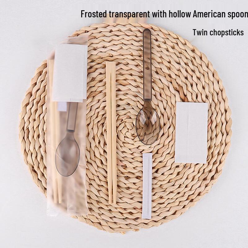 Disposable Chopsticks and Spoon Set