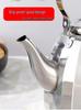Large Capacity Stainless Steel Teapot with Handle and Tea Infuser - Ideal for Hotels and Restaurants