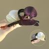 Shark Clip Flower Hair Claw Ponytail Clip Large Shark Clip Cute Butterfly Orchid Hair Clip  Female