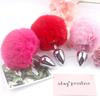 Bunny Tail Fur Ball Anal Plug - Unisex Adult Toy for Pleasure