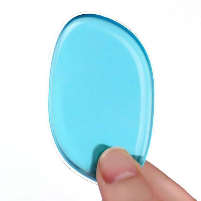 Hicollie® 2pcs 5# Silicone Gel Éponge Maquillage Crème Puff Fondation Houppe Poudre Cosmétique
