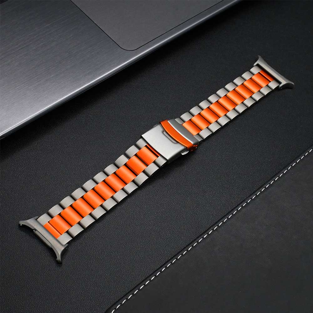 Mens Titanium Watch Band For Samsung Galaxy Watch Ultra 47mm Luxury Metal Strap Correa For SAMSUNG GALAXY ULTRA 47MM Accessories