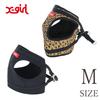 Box Logo Body Harness Adjustable Size for and Easy Size X-girl Training, Walks, Outings, Anti-Pulling, On/Off (Black, M)