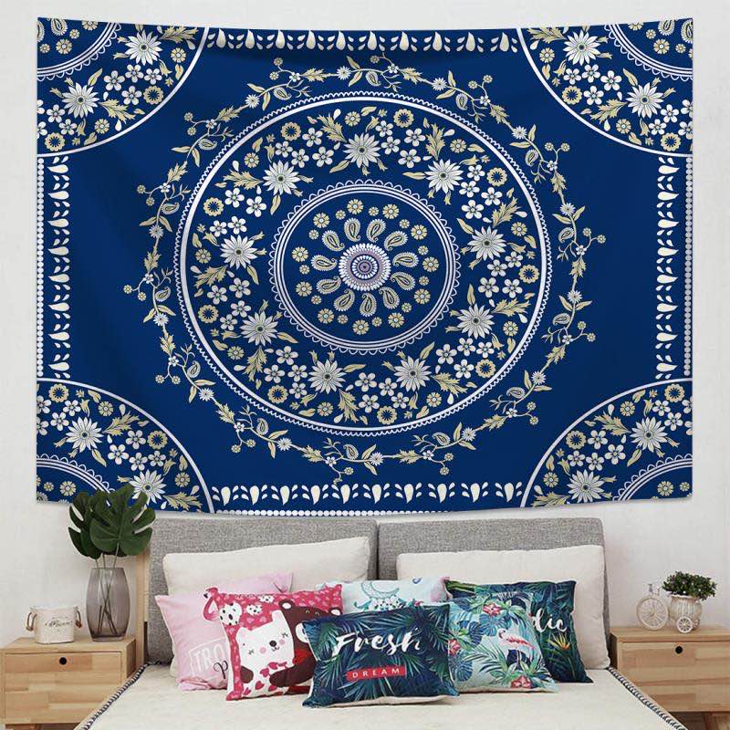 Ins style healing wall tapestry waterproof durable bedroom dormitory wall tapestry live broadcast background tapestry