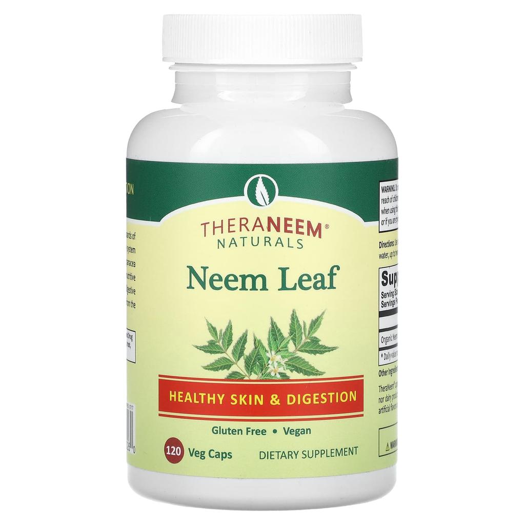 Theraneem Natural, Neem Leaf, 480Mg, 120 Veggie Caps