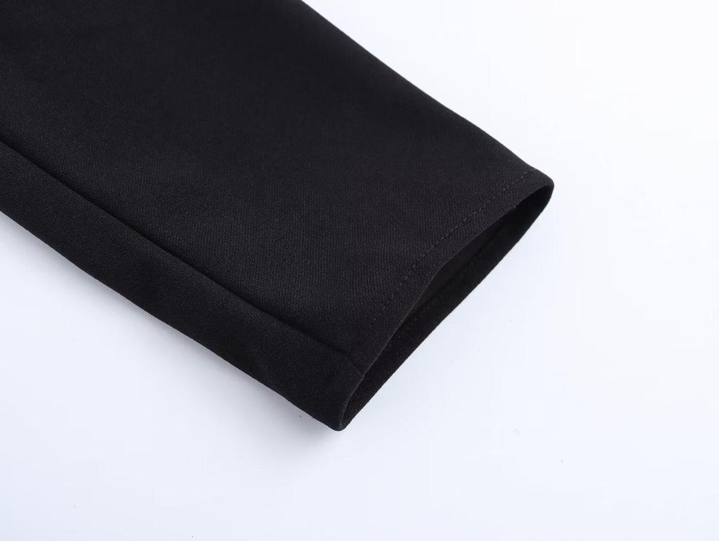 Spring 2025: Women's European & American Style One-Shoulder Slim Pleated Dress