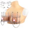 FAAK Metal Breast Clip Nipple Clamps Adjustable Rack Compressor Breast Squeeze Bondage Breast Stimulation SM Sex Toy for Women