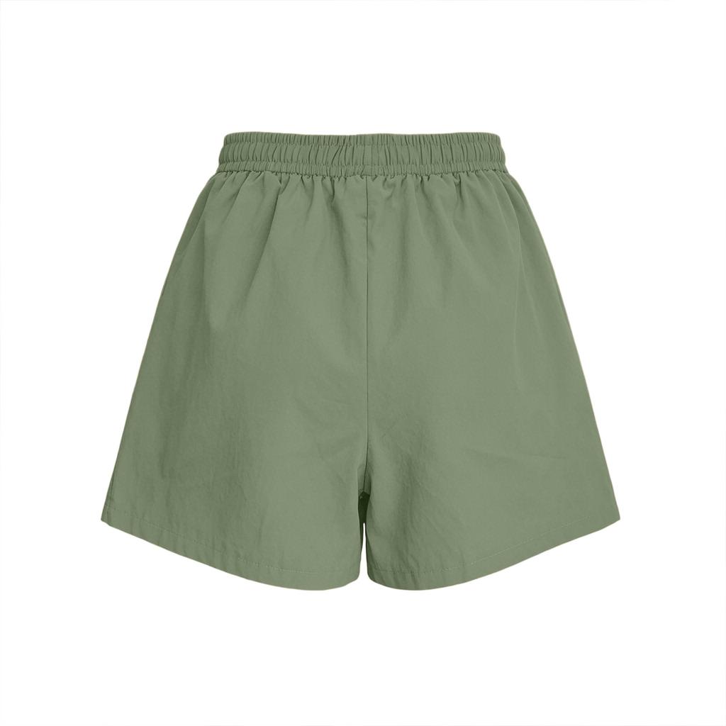 Women Summer Loose Fit Lightweight Casual Shorts with Pockets Elastic Waistband Drawstring Adjustable Relaxed Fit Bottoms