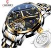 CHENXI 8870 Nouvelle Montre d'Affaires Tendance Hommes Acier Inoxydable Mécanique Automatique Tourbillon Montres Homme Reloj Hombre