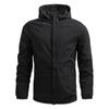 Men's Spring & Autumn Casual Hooded Baseball Jacket - Fashionable, Simple, Reversible.