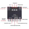 ZK-MT21 Bluetooth 5.0/AUX Dual-Input Amplifier Board 12V/24V Power Supply 2x50W+100W Subwoofer Amplifier Board