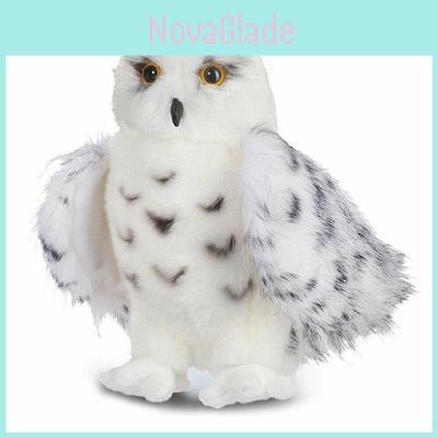 Adorable Wizard Snowy Owl Plush Toy Soft Stuffed Doll For Kids Christmas Gift