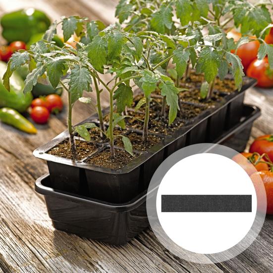 8 Pcs Seeds Starter Tray Mat 24-Cell Replacement Capillary Mats Absorbent Self Watering Seeds Starting Mat for Indoor Gardening Greenhouse