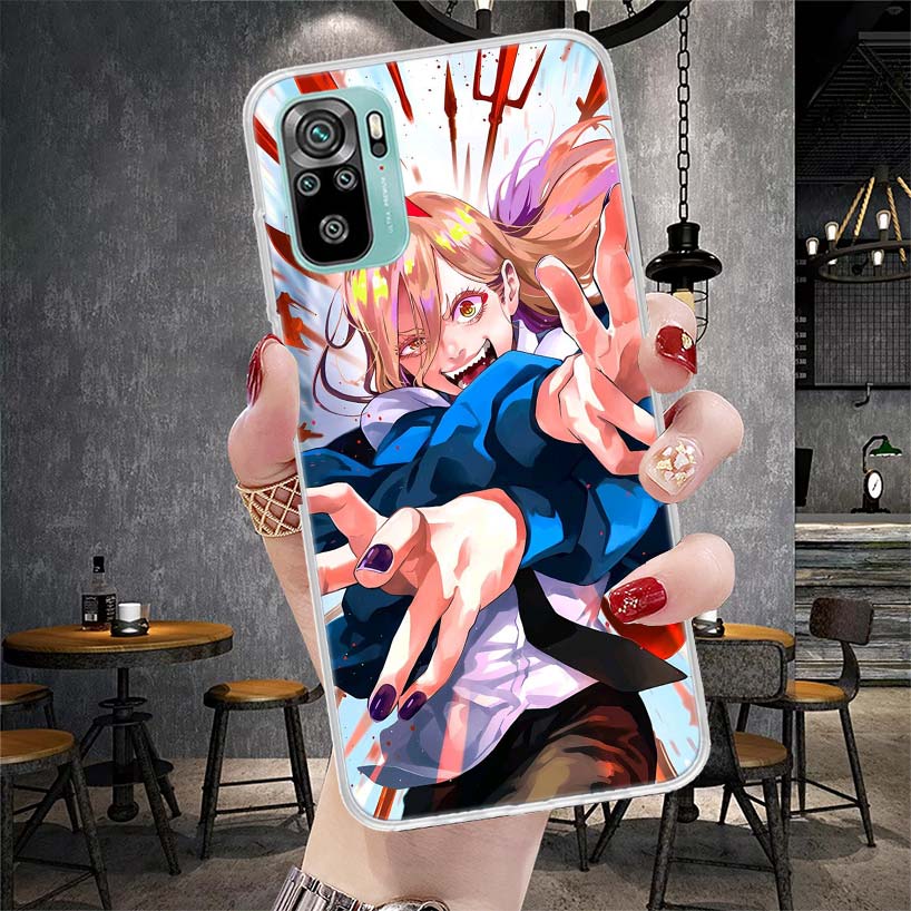 C-Chainsaw Mans Power Soft Phone Case For Xiaomi Redmi Note 15 14 14S 13 12 Pro Plus 12S 11 11S 11E 10 10S 11T 5G Fundas Coque R