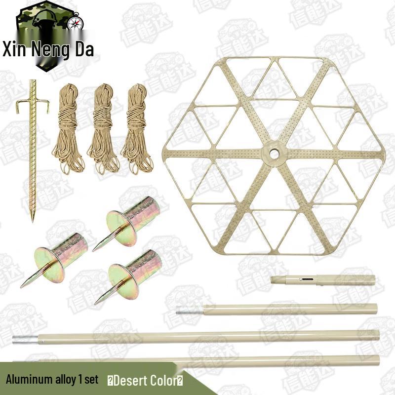 Camouflage Net Tent Support Kit