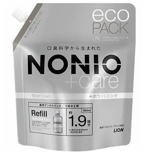 

Lion NONIO Mouthwash Plus White Refill, 950ml