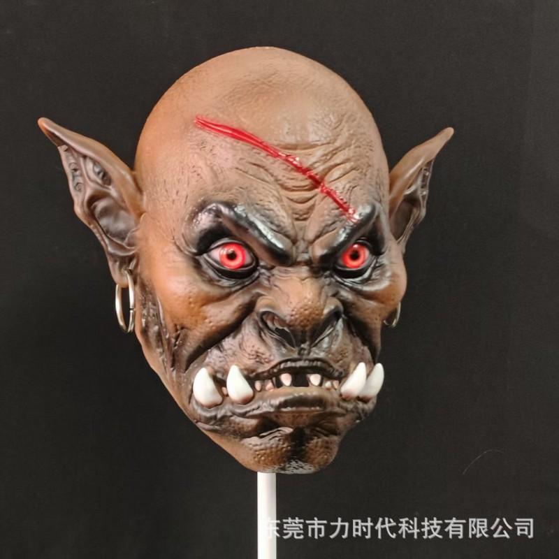 Devil Orc Latex Mask Halloween Costume Cosplay Party Prop
