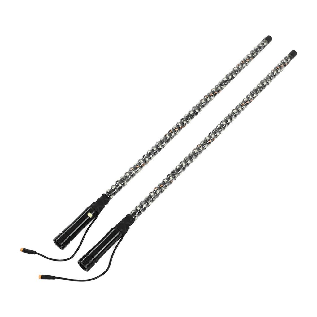 RGB LED Whip Light with Flag APP Control 300 Patterns 366 Modes 12V for UTV ATV Off Road Vehicle Boat
