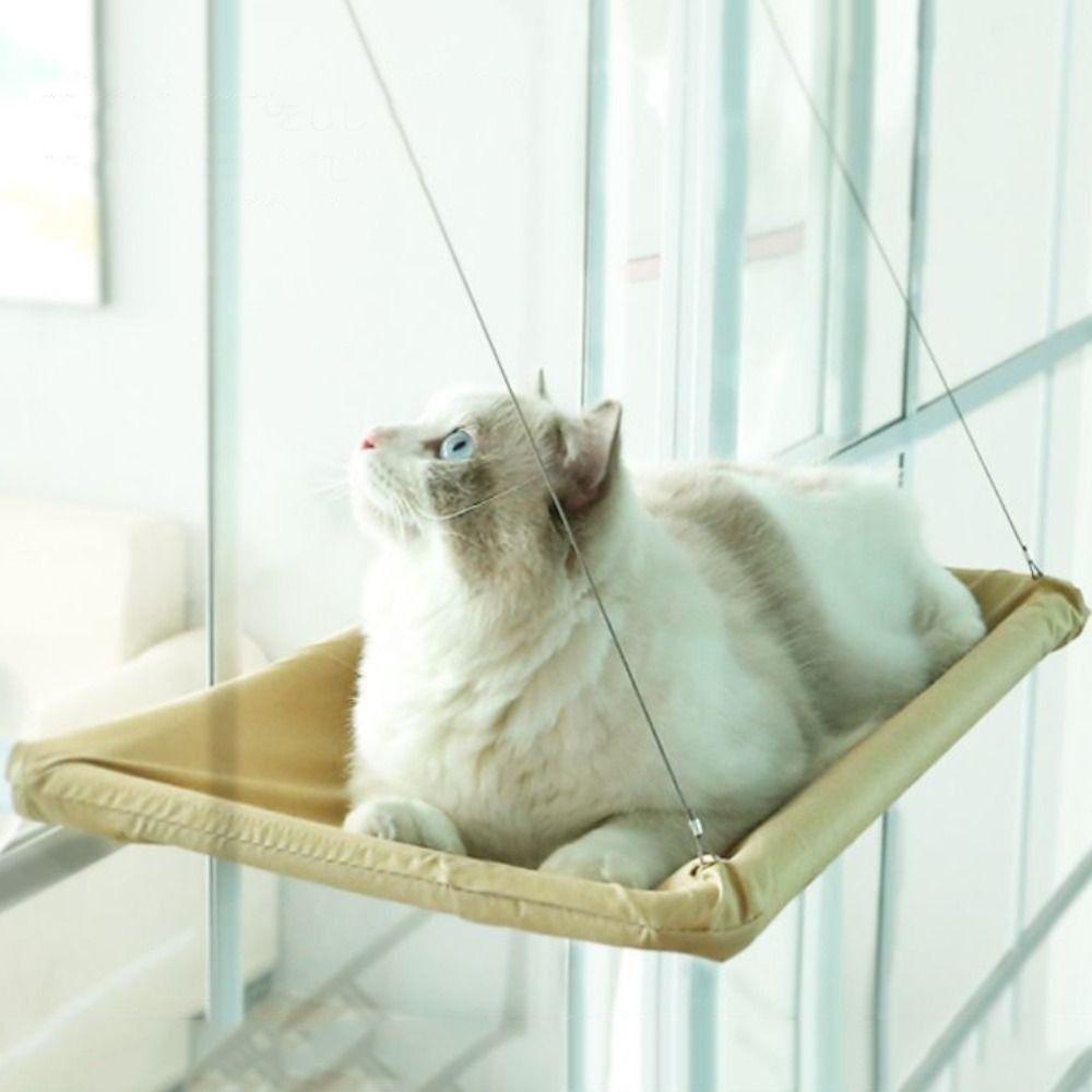 

Подвесные кровати для кошек на подоконнике Подвесная полка Гнездо для кошек на присоске Гамак для домашних животных Кровать для сна кошек синий
