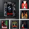 Classic Horror Movie Dracula Vintage Poster Anime Prints Canvas Painting Wall Art Pictures Retro Vampire Home Club Decor Gifts