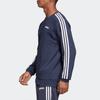 Adidas Three-Stripe Long Sleeve Sweatshirt Men Tops Ink-Blue DU0484