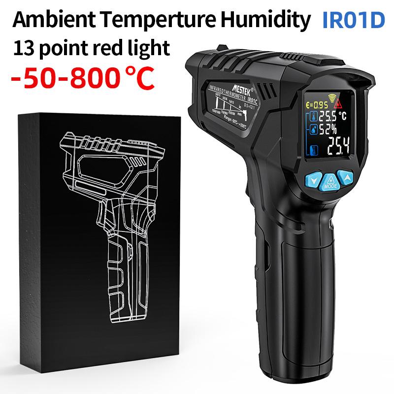 IR01A/B/C Non-Contact Digital Infrared Thermometer High Precision Industrial Temperature Meter Outdoor Hygrometer IR Thermometer