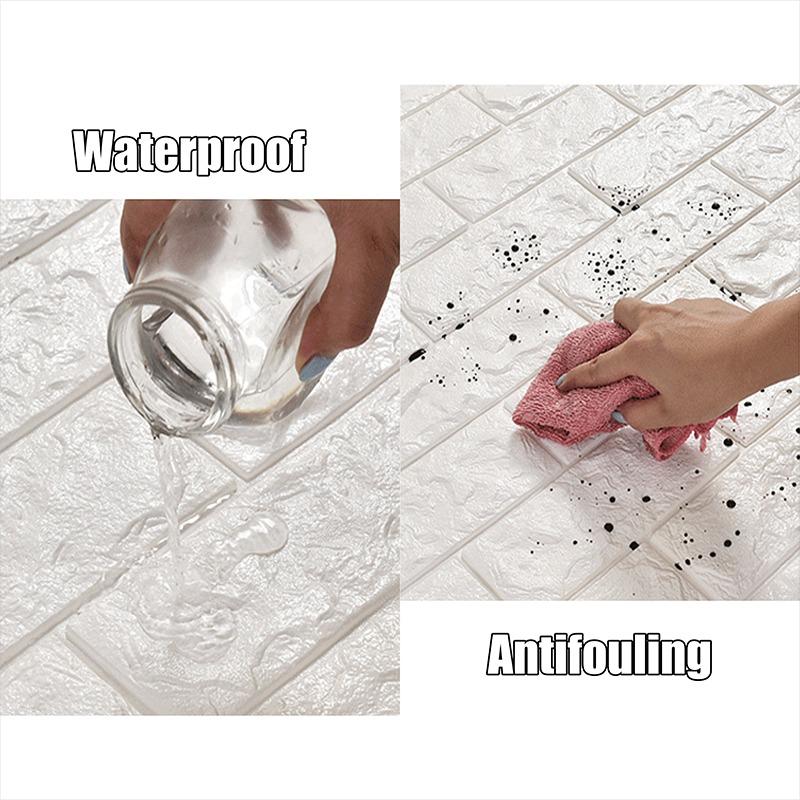 Ceiling wall 3D self-adhesive wall sticker solid color wallpaper 35X38.5cm