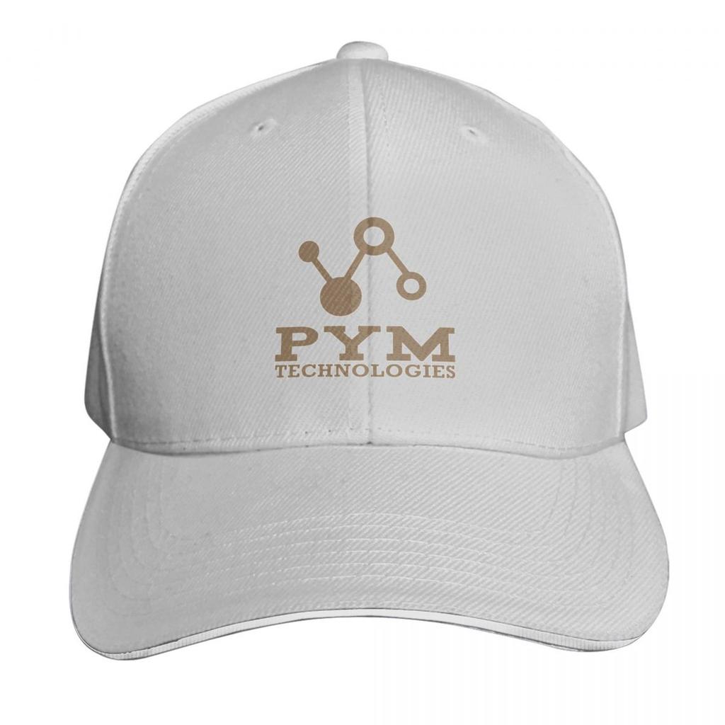 Pym Technologies Logo Gold Baseball Cap Streetwear Snapback Cap F Rave Unisexs Tennis Womens