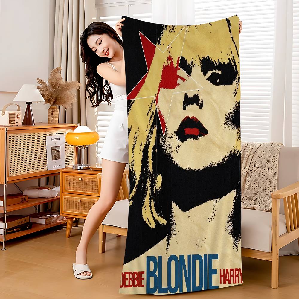 Punk Rock Band B-Blondie Mikrofaser Strandtuch Saugfähig Schnelltrocknend Weich Yoga Schwimmen Resort Bergsteigen Handtuch