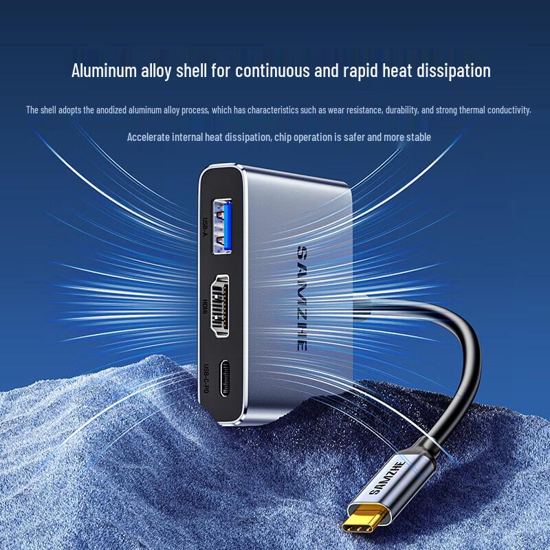 Shanze Type-C to HDMI Hub with PD 100W and USB 3.0 (DK-Q3)
