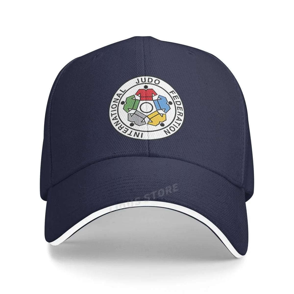 

IJF International Judo Federation Baseball Caps Cool Adjustable IJF Unisex Women Outdoor Hats Boy Cap Adjustable