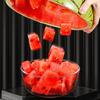 Watermelon Cutter Slicer Stainless Steel Fruit Splitter with Safe Grip Melon Slicers Tool Kitchen Gadget
