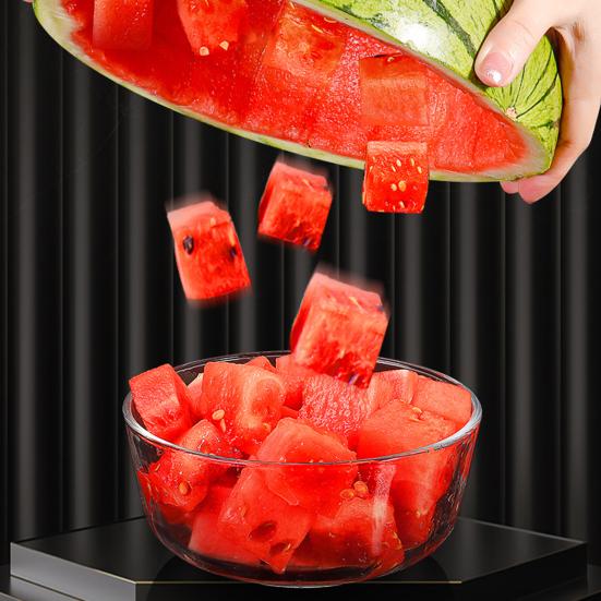 Watermelon Cutter Slicer Stainless Steel Fruit Splitter with Safe Grip Melon Slicers Tool Kitchen Gadget