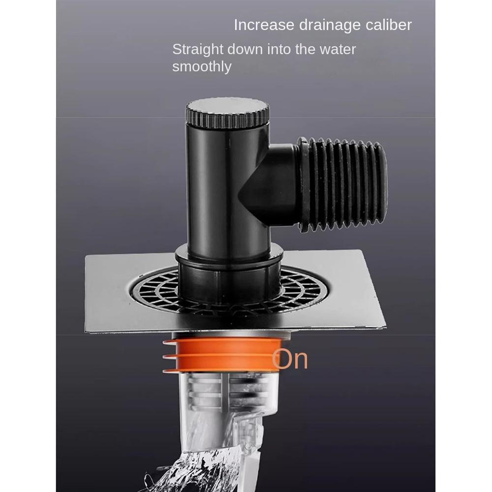 Double Purpose Washing Machine Floor Drain Anti Overflow Stainless Steel Joint Cover  Balcony