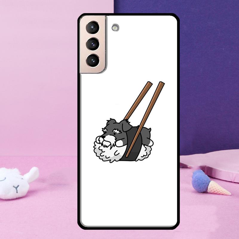 Schnauzer Puppy Dog Case For Samsung Galaxy S23 S22 Ultra S21 S20 FE Note 10 20 Ultra S8 S9 S10 Plus Cover