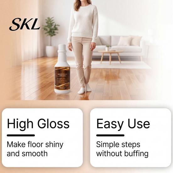Wood Surface Protection Polish Floor Restorer, Restores Natural Texture And Gloss Agent, 120ml Anti-scratch Coating Capacity, Protects Against