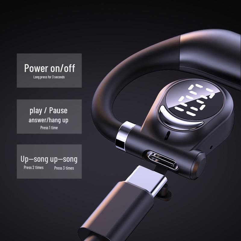 Premium G27LED Wireless Bluetooth Earphones with Power Display - Single/Dual Ear Options, Over-Ear/In-Ear Design