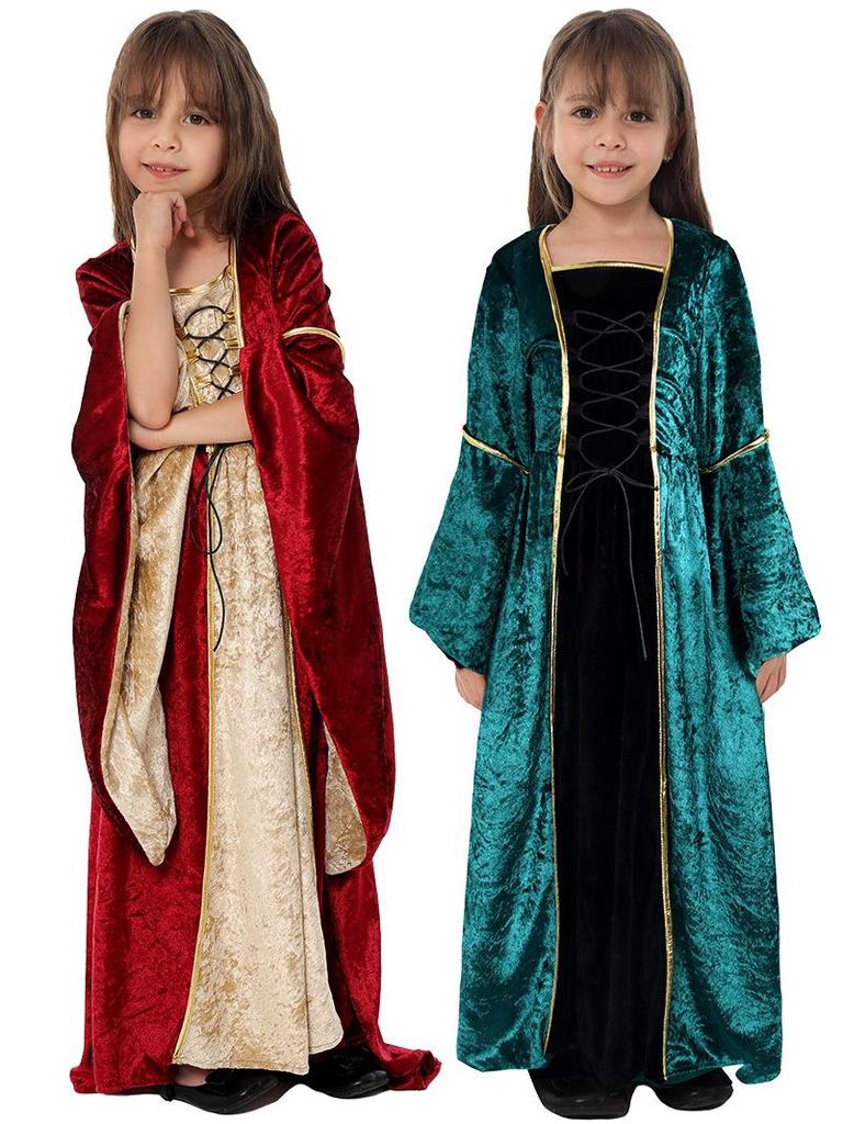 Children's Medieval Cosplay Costume for Halloween and Carnival