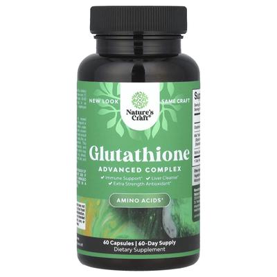 Glutatione, complesso avanzato, 60 capsule