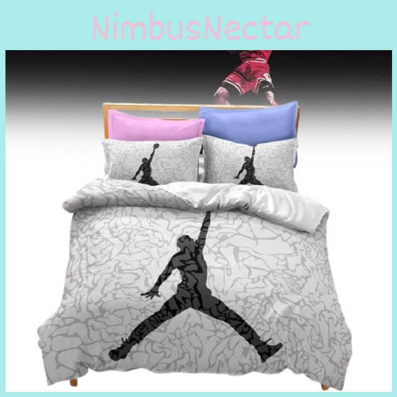 Series Michael Basketball Bedding Duvet Cover Pillow Case Bedroom Set