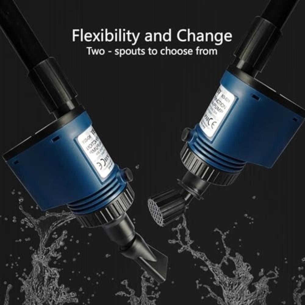 High Power Aquarium Gravel Cleaner Length-adjustable Plug and Play Fish Tank Water Changer Multi-Functional Sand Cleaner