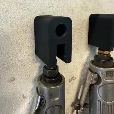 Pneumatic Tool Rack 3D Printed Wall Mounted Air Tool Hanger Organizer for Garage Shop Storage Organization