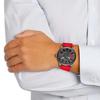 Diesel Rasp Men's Watch, Gunmetal Red with Rubber Strap, DZ1806. This Men's Watch Is Perfect for Business and Casual Wear.