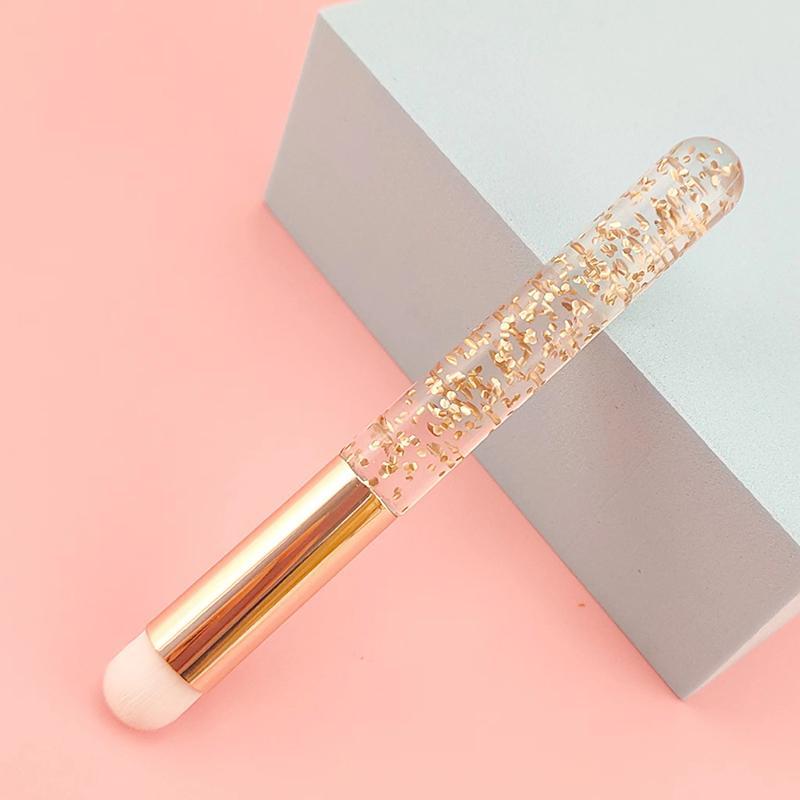 Lip Brush, Round Head, Portable, Lip Beauty Tool, for Lipstick and Concealer, Spot Brush, Mini SizeMakeup