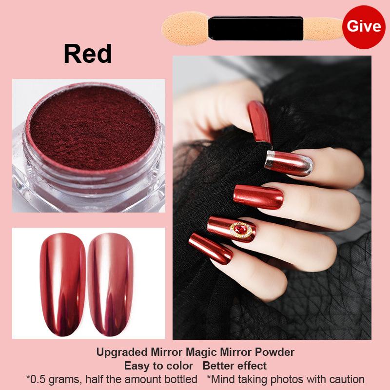 1Box Magic Mirror Sequins Shining Water Ripple Nail Patches Multicolour Nail Painting Decoration Accessory DIY